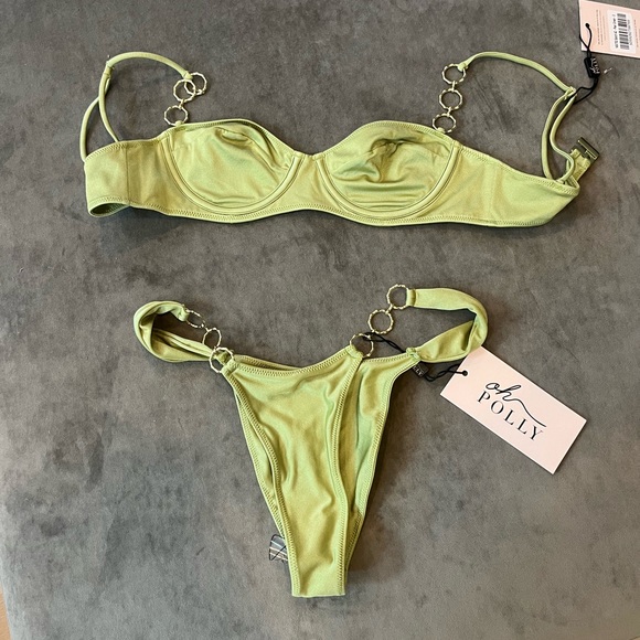 Oh Polly Green Hardware Bikini - Picture 1 of 3